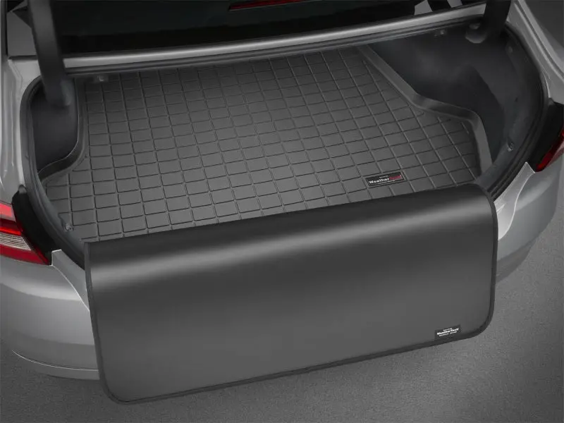 Weathertech Cargo Liner With Bumper Protector – Eco-Friendly Black Mat For 2013 Chevrolet Malibu 1