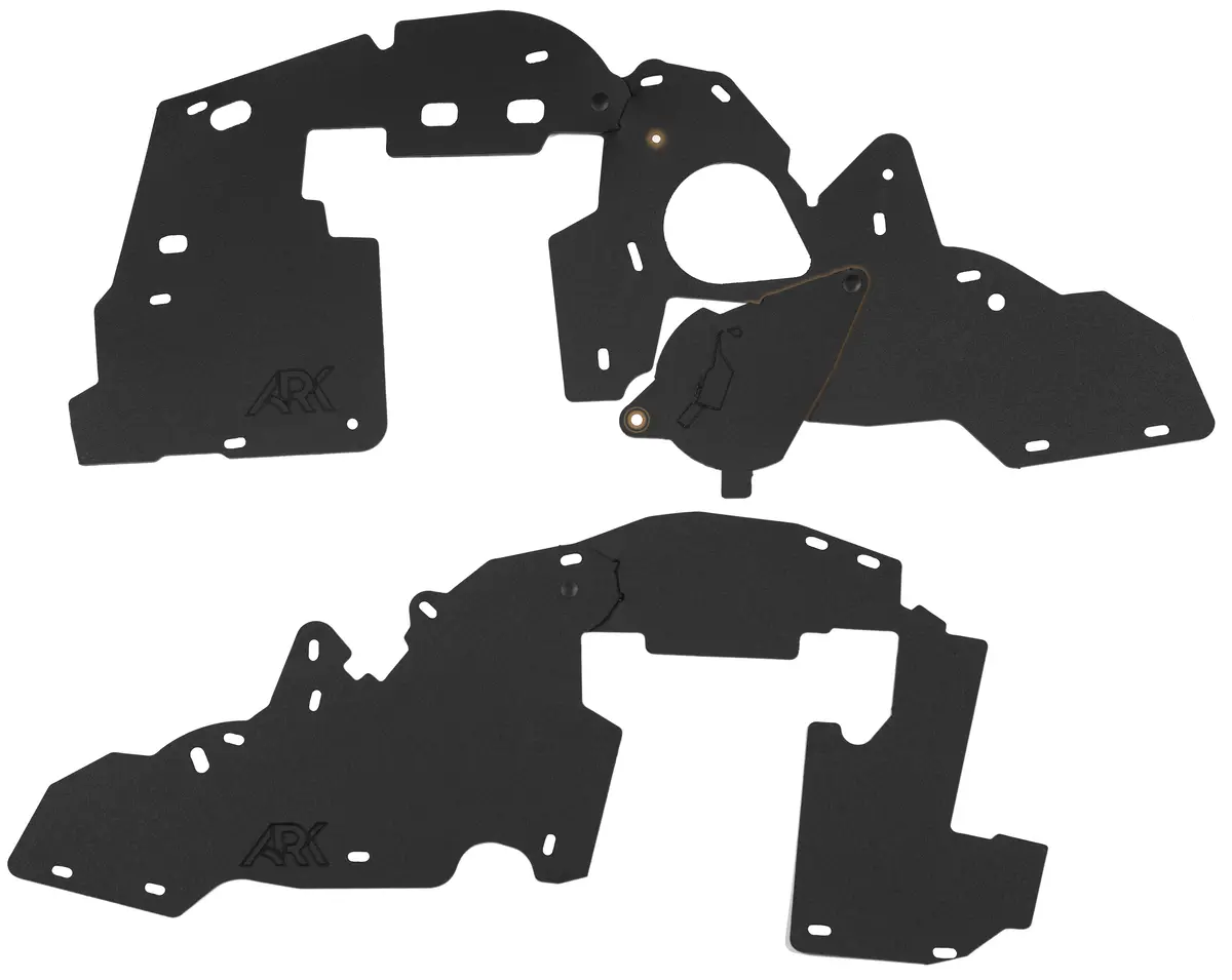 Ford Ranger Splash Guards For 2019–2024 Models 1