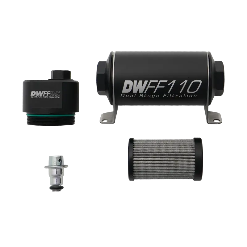Deatschwerks Billet Fuel Filter Regulator – Dwffr-X, 110Mm, 10-Micron Filtration 1