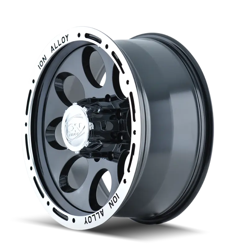Ion Type 174 Forged Alloy Wheel – 15X10 Inch, 5X139.7 Bolt Pattern, -38Mm Offset, 108Mm Hub Bore, Black & Machined Finish 2
