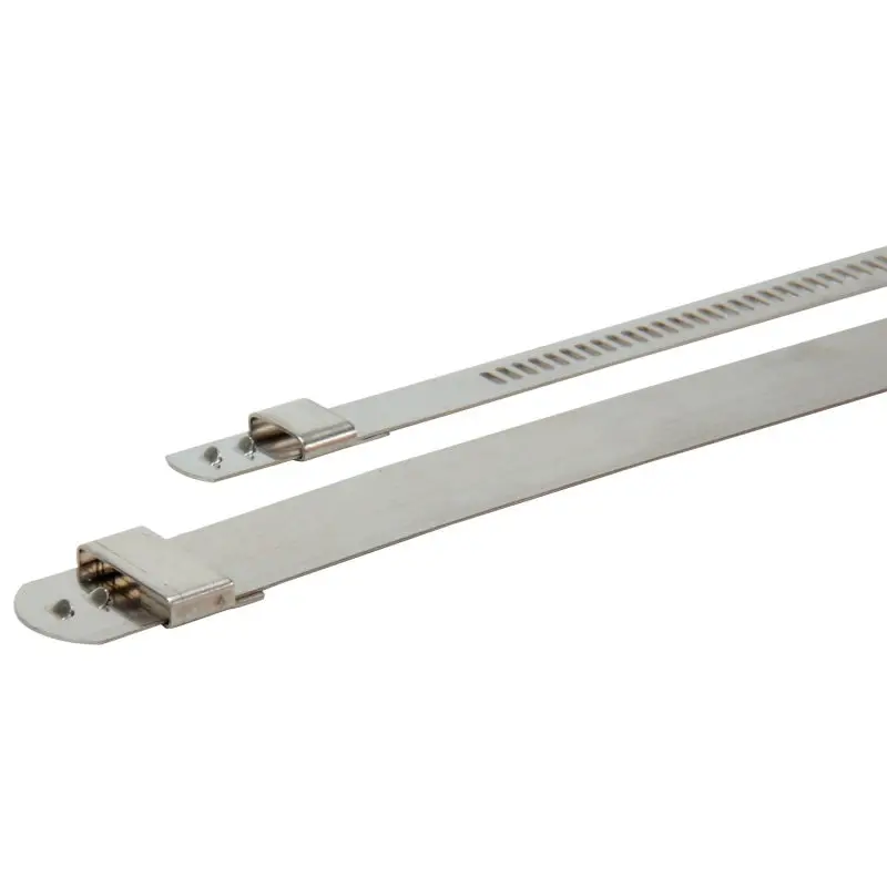 Dei Stainless Steel Positive Locking Tie 1/2In (12Mm) X 20In - 10 Per Pack 1