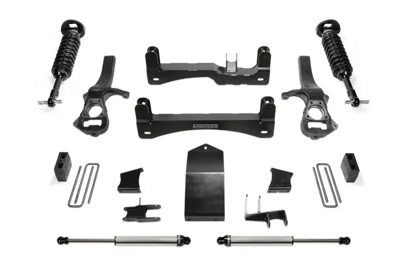 Fabtech 4-Inch Performance Lift System For 2019–2020 Gm C/K1500 Trucks With Trail Boss Or At4 Package – Includes 2.5" And 2.25" Dual-Stage Shocks 1