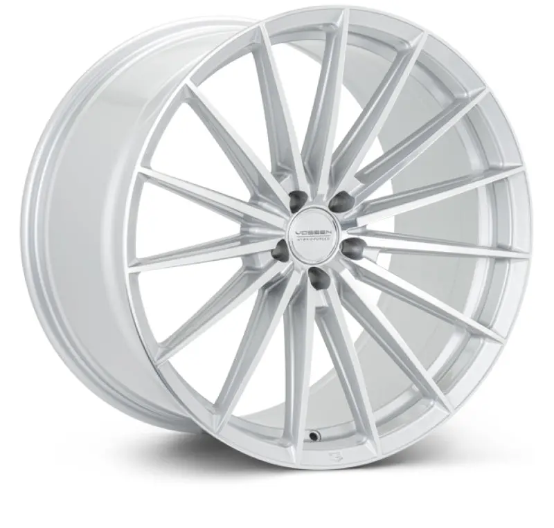 Vossen Hfx-4 Monoblock Wheel — 24X10", 5X120Mm, +32Mm Offset, Deep Concave Profile, Silver Polished Finish 1