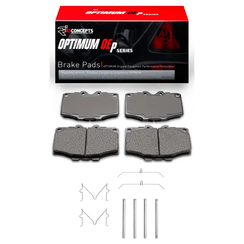 R1 1976-1989 Toyota 4Runner Front R1 Optimum Oe Pads & Hardware Kit 1