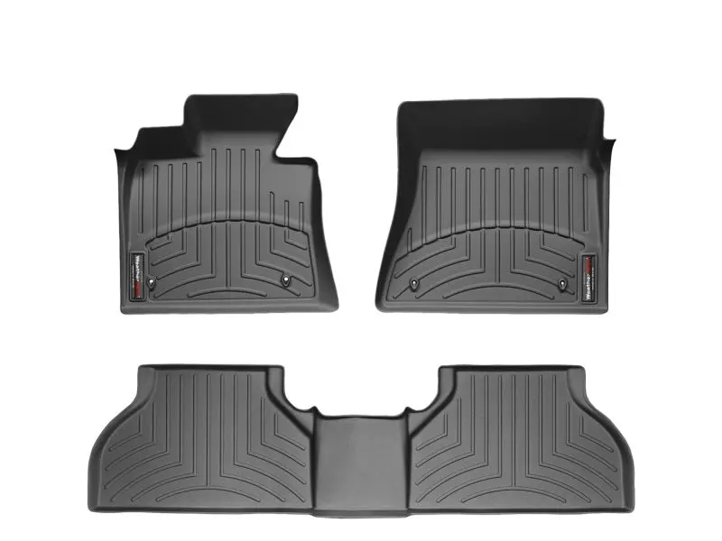 Wt Floorliner Front Floor Mat – Black Heavy-Duty Custom Fit 1