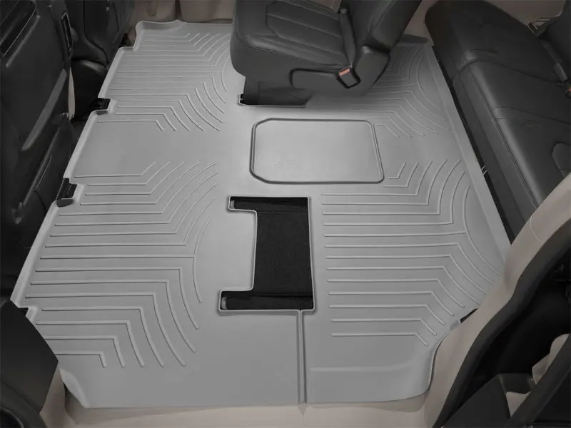 Weathertech Rear Floor Liners – Grey, Long Wheelbase W/ 2Nd Row Console For 2014–2016 Land Rover Range Rover 1