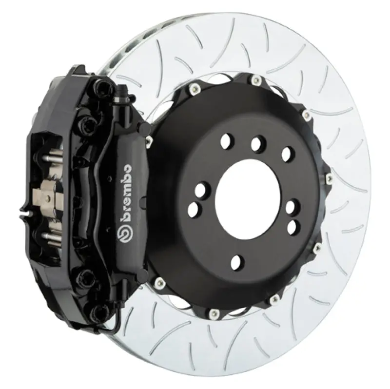 Brembo Rear Big Brake Kit For 1997–2004 Porsche 986 Boxster – Gt Series, 4-Piston Calipers With 345X28Mm Two-Piece Slotted Rotors (Type-3 Red) 1