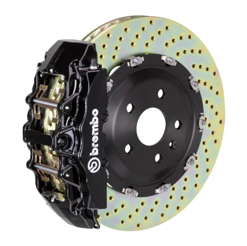 Brembo Gt Big Brake Kit – Front, 6-Piston Calipers & Drilled 380×34Mm Two-Piece Rotors For 2018+ Jeep Wrangler & 2020+ Gladiator 1