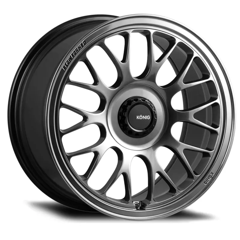 Konig Hyper Carbon Forged Wheel – 18X9.5, 5X120, Et35, Gloss Black With Gear Cap 1