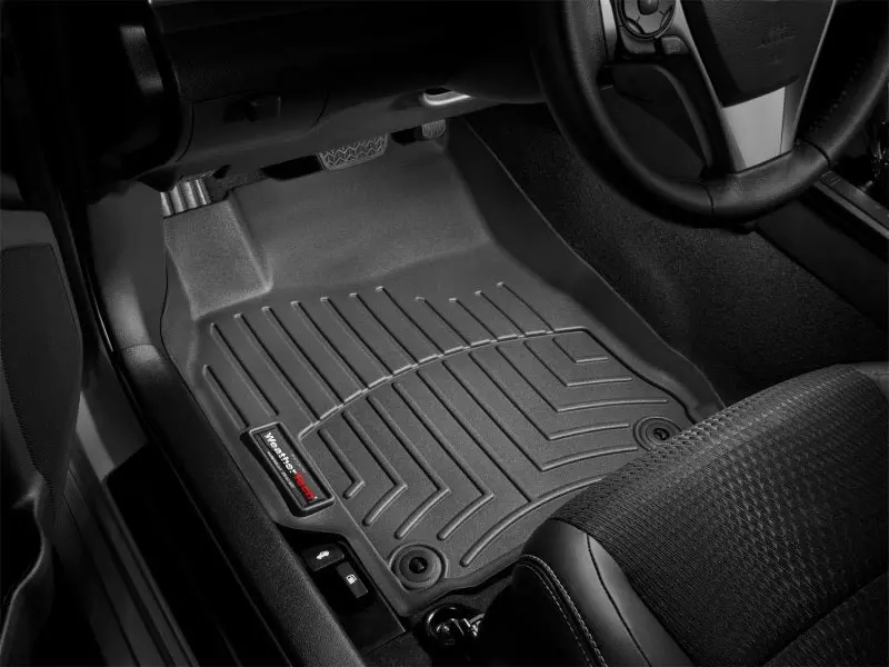 Weathertech Front Floor Liner For 2016+ Lincoln Navigator — Heavy-Duty Black Hp Material 1