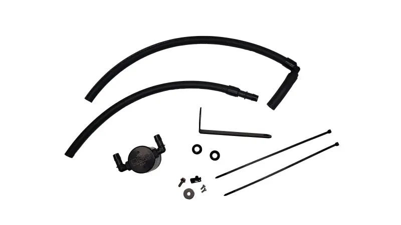 J&L Oil Separator – Passenger Side For 2022–2023 Subaru Brz/Gr86 2.4L – 3.0 Quart Capacity, Black Anodized 1