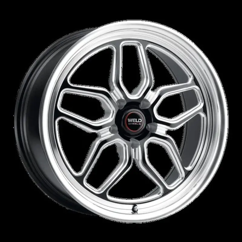 Weld Racing Laguna Drag Wheel – 17X10", 5X120Mm Bolt Pattern, Et34 Offset, Gloss Black Finish (78.1Mm Center Bore) 1