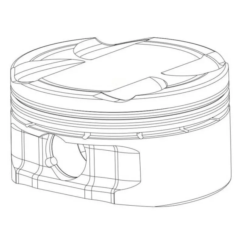 Cp Piston And Ring Assembly For Nissan Sr20Ve/Vet – 86.0Mm Bore, Standard Size, 12.5:1 Compression Ratio 1