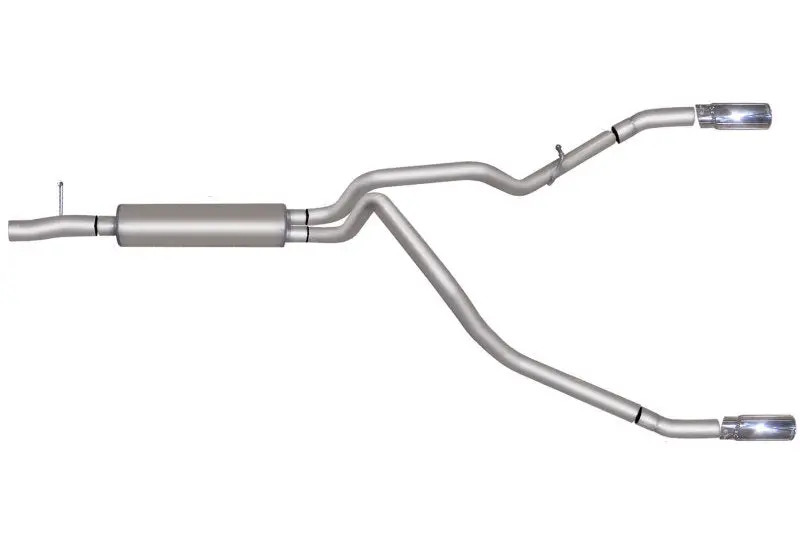 Gibson Aluminized Dual Split Cat-Back Exhaust System For 2011–2016 Ford F-250 Super Duty King Ranch 6.2L 1