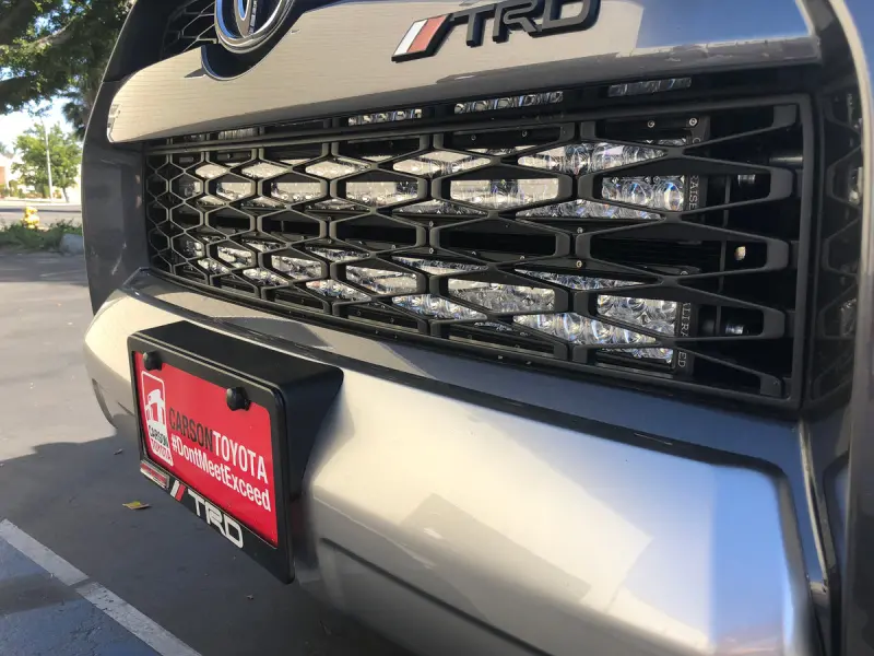 Cali Raised Hidden Grille Led Light Bar Mounting Brackets For 2014–2024 Toyota 4Runner – 32-Inch Fitment 1